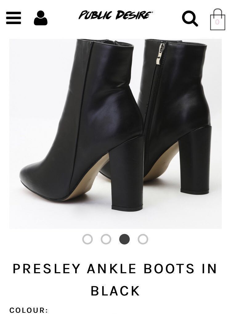 Public Desire Presley ankle boots in 