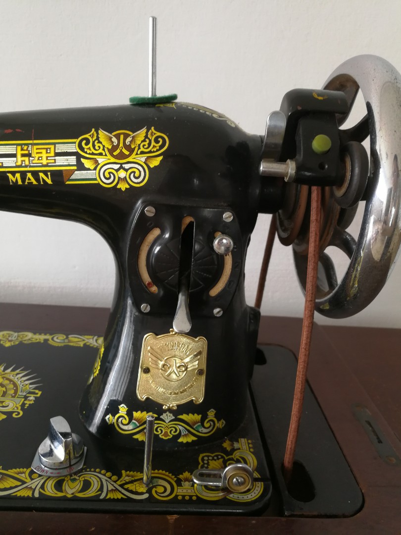 RARE!! Vintage Flying Man Sewing Machine, Furniture & Home Living, Home