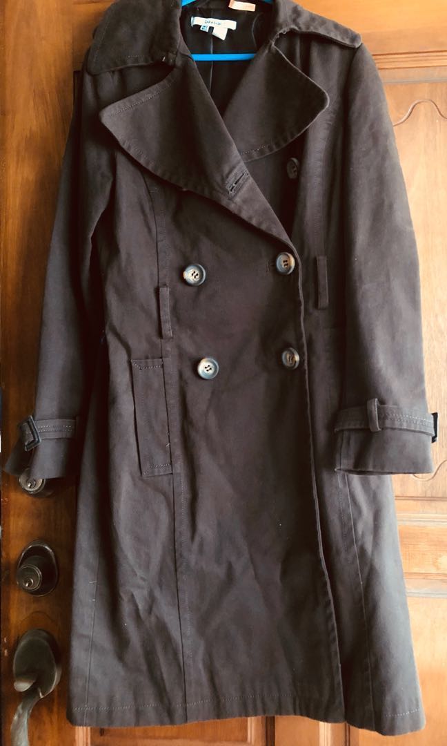 Zara dark brown coat clearance
