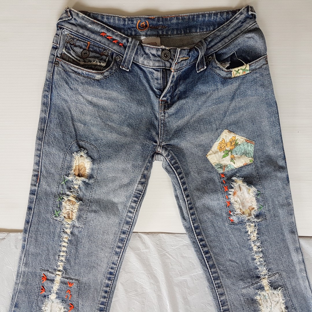 rugged jeans design