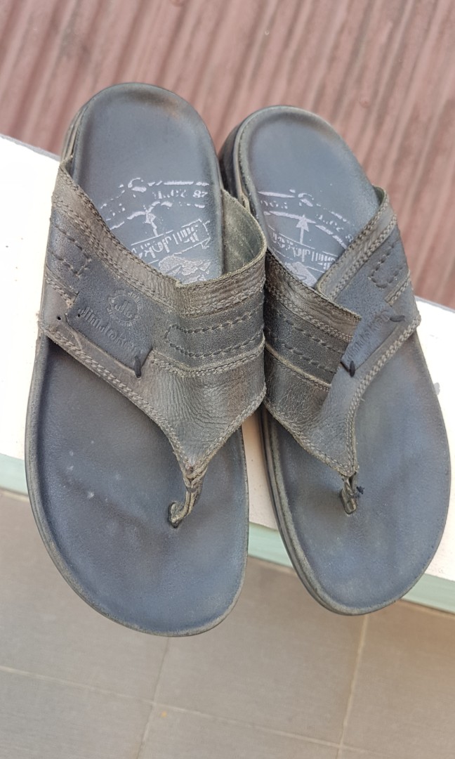 Sandal Kulit Ori Jim Joker Fesyen Pria Sepatu Sandal Di Carousell