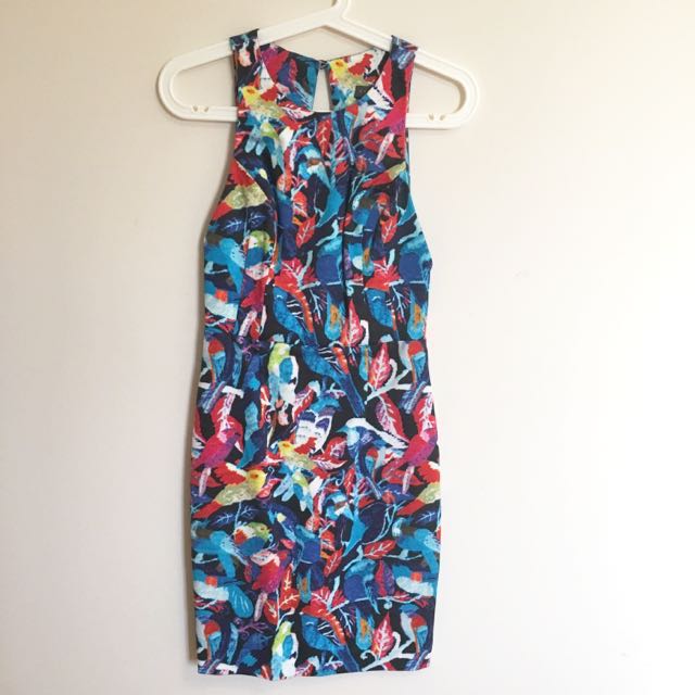 Sheike Birds Of Paradise Dress Women S Fashion On Carousell