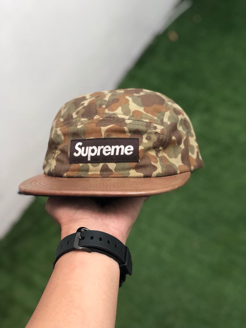 Supreme herringbone camp cap store