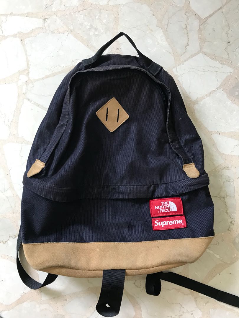 Supreme tnf corduroy backpack 2025