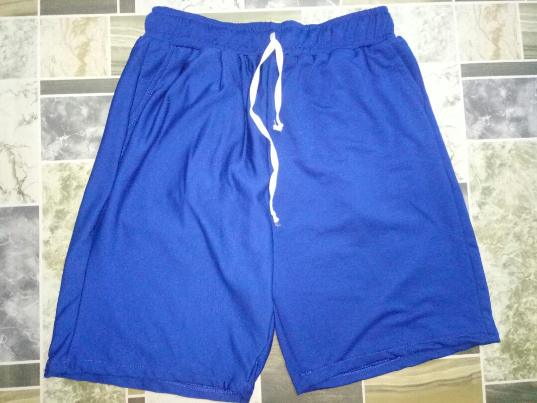 royal blue sweat shorts