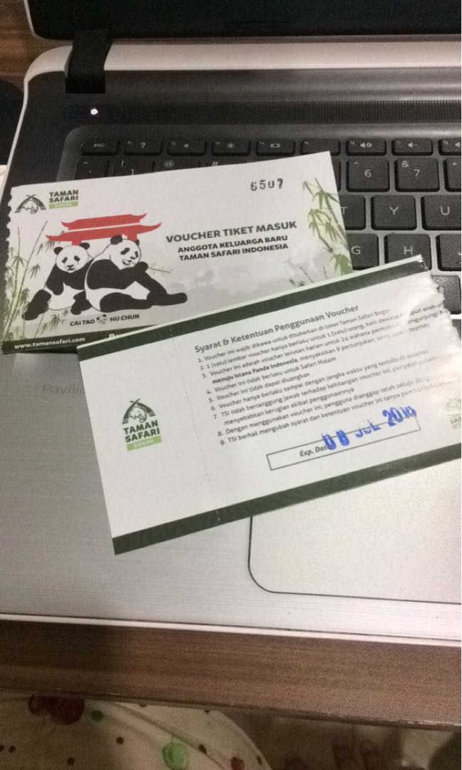 Tiket Masuk Taman Safari Indonesia Entrance Ticket Tickets