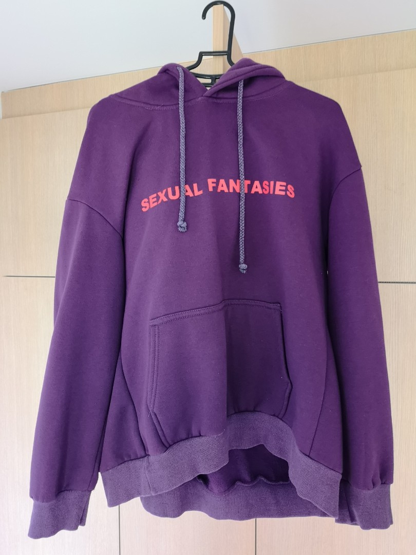 sexual fantasy vetements moletom com capuz
