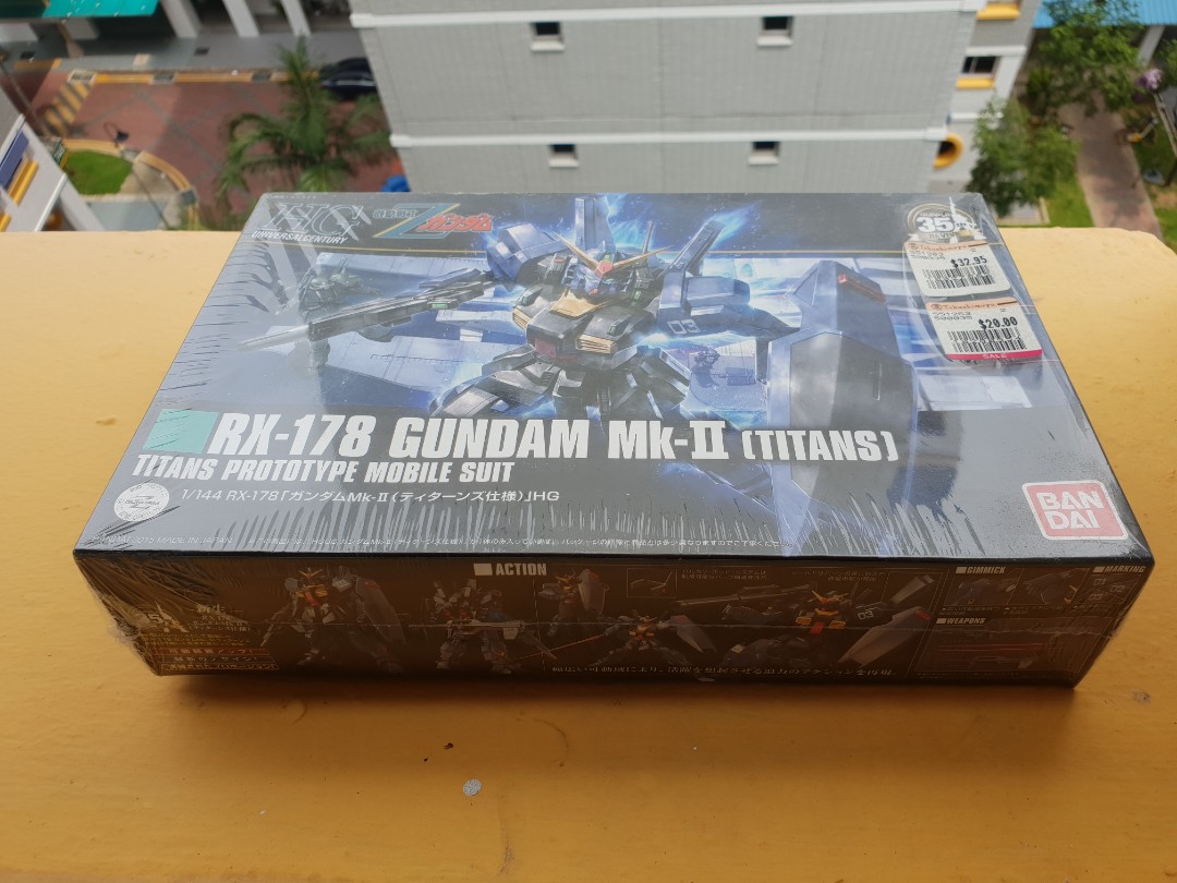 GUNDAM HGUC RX-178 Gundam MK-II Titans 1/144 - Kit Maquette - Dès 8 Ans