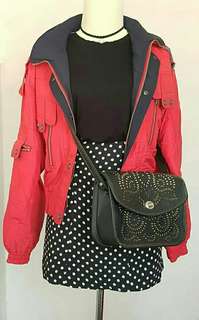 Jaket merah keren - Red Jacket High Quality Material