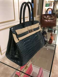 Hermes birkin 30 crocodile