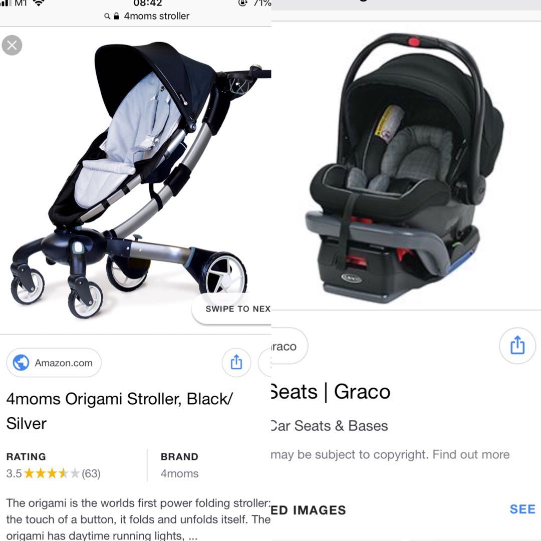 4moms stroller and carseat