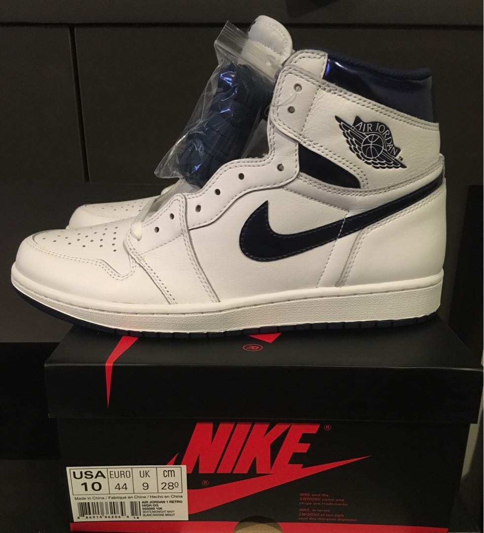 air jordan 1 retro high og midnight navy