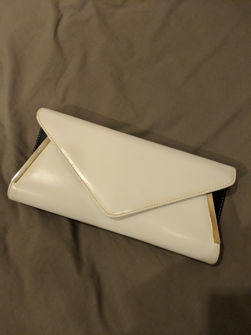 aldo gold clutch bag