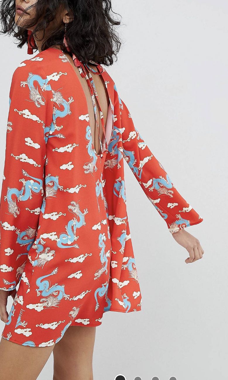 Asos dragon dress clearance