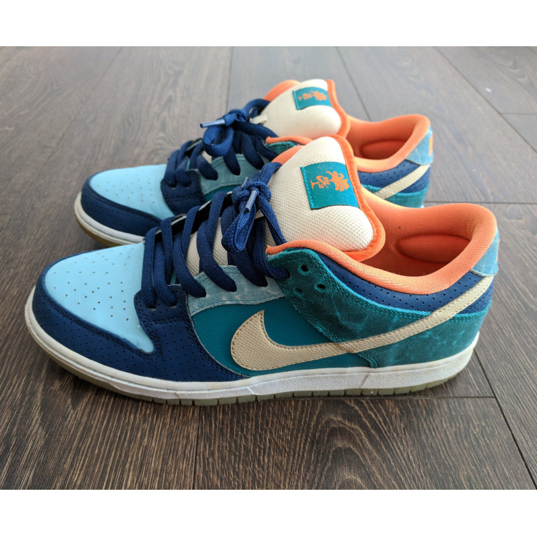 Authentic Nike Dunk Low Premium QS Miami Skate Shop US10, Men's Fashion, Footwear, Sneakers on Carousell