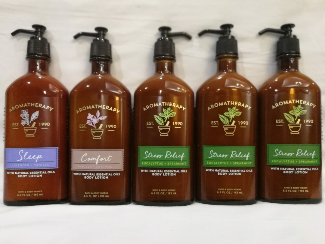 Bath And Body Works Aromatherapy Body Cream And Body Lotion