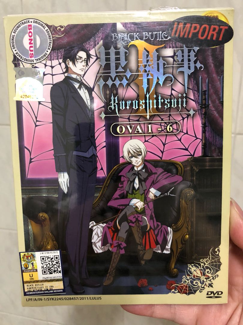 Black Butler II OVA Anime, TV & Home Appliances, TV & Entertainment, TV  Parts & Accessories on Carousell