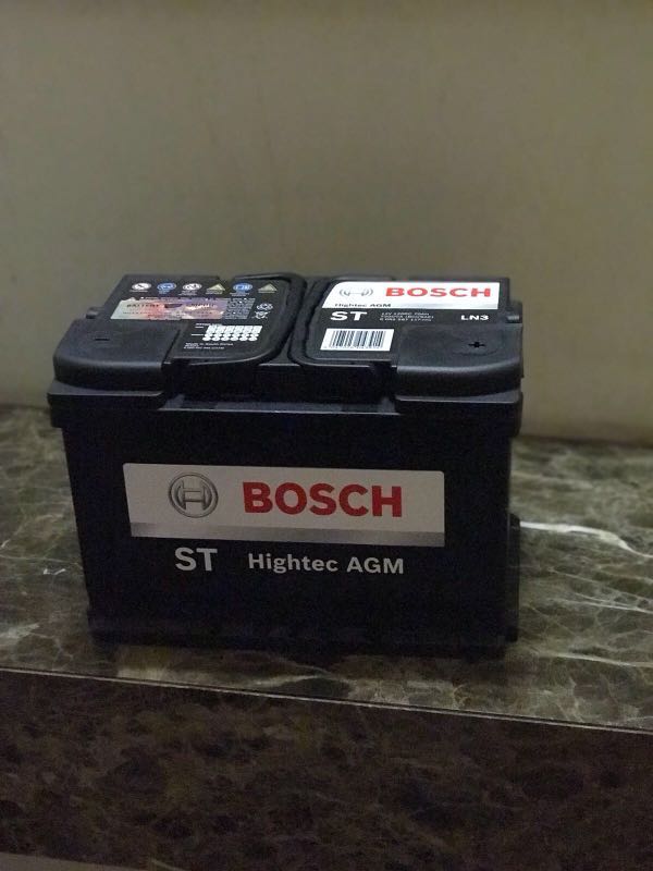 Bosch Agm Car Battery Under Warranty Car Accessories Accessories On Carousell