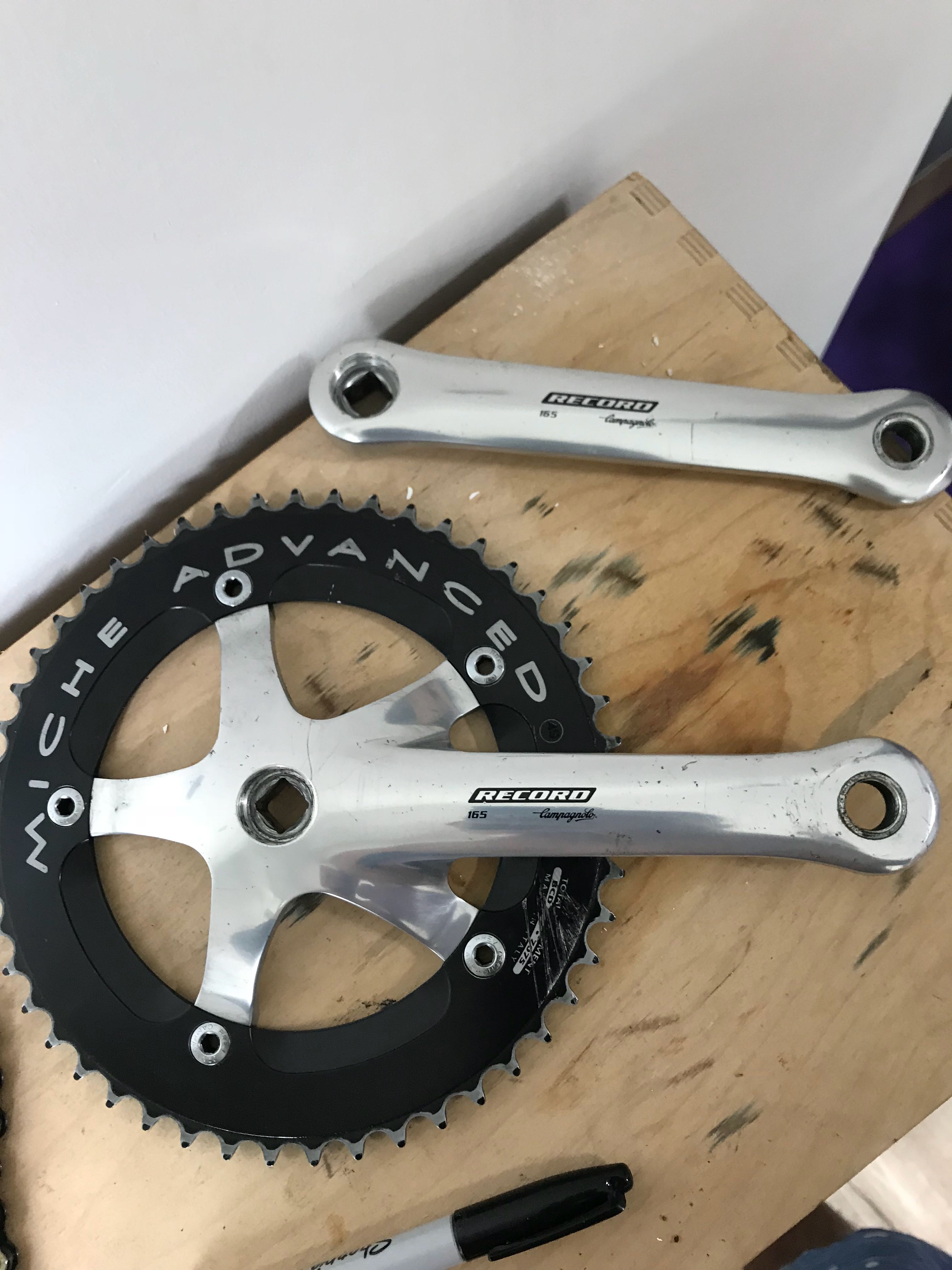 campagnolo track crankset