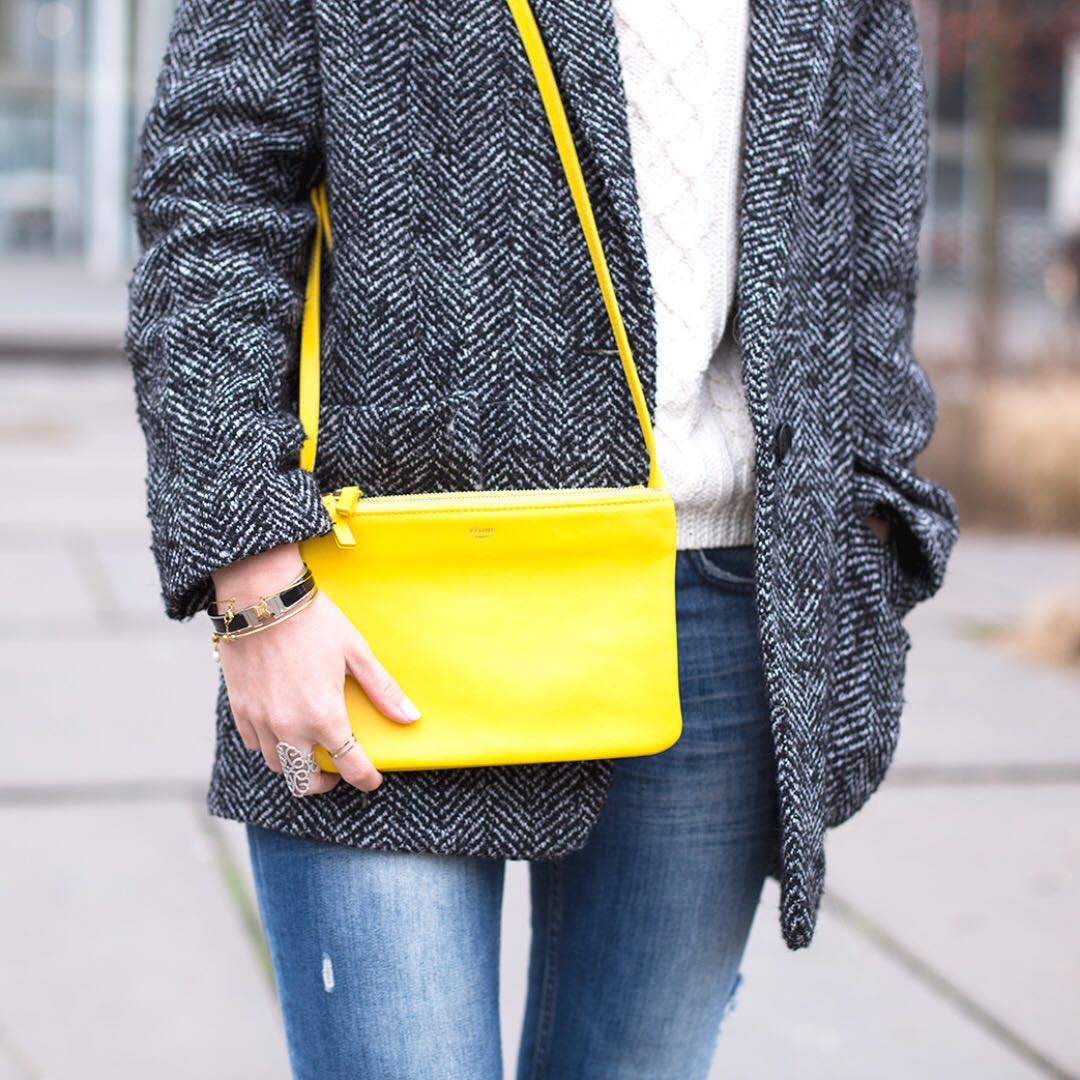 Celine 2025 trio yellow