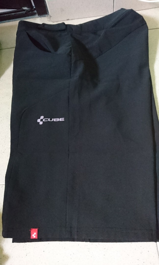Cube Black Mtb Shorts Sports Sports Apparel On Carousell