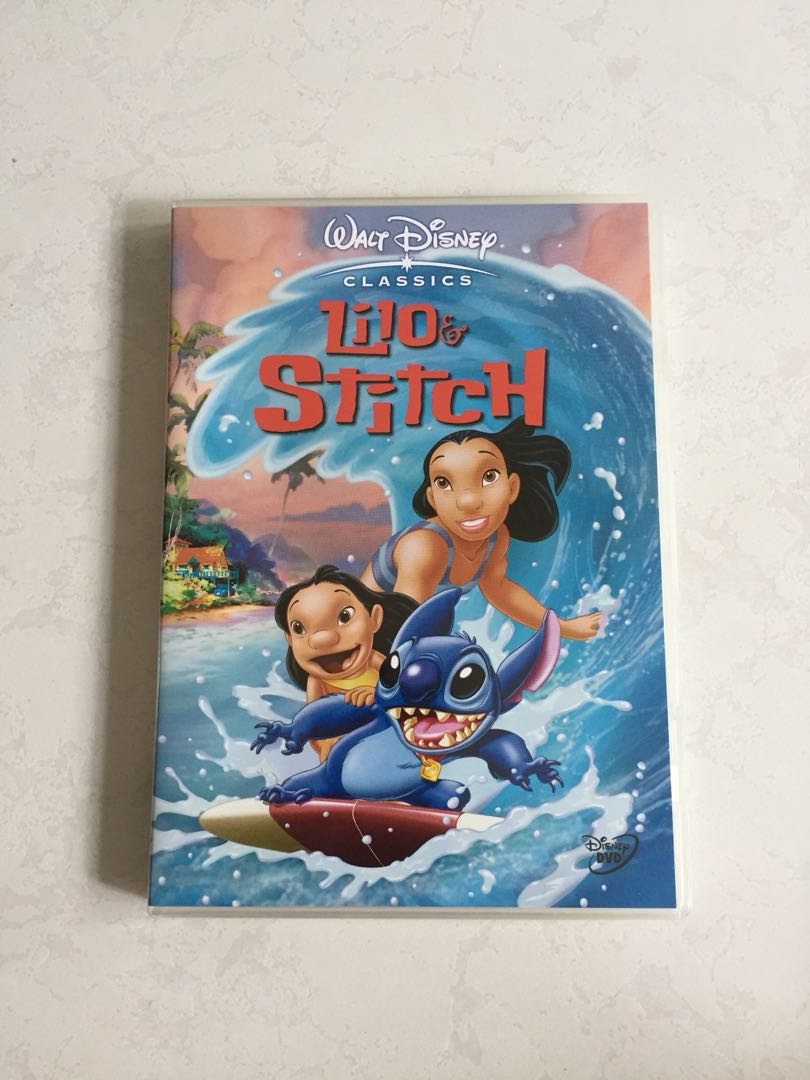 Disney Catalog Lilo & Stitch DVD/VHS Pre-order Pin -  Singapore