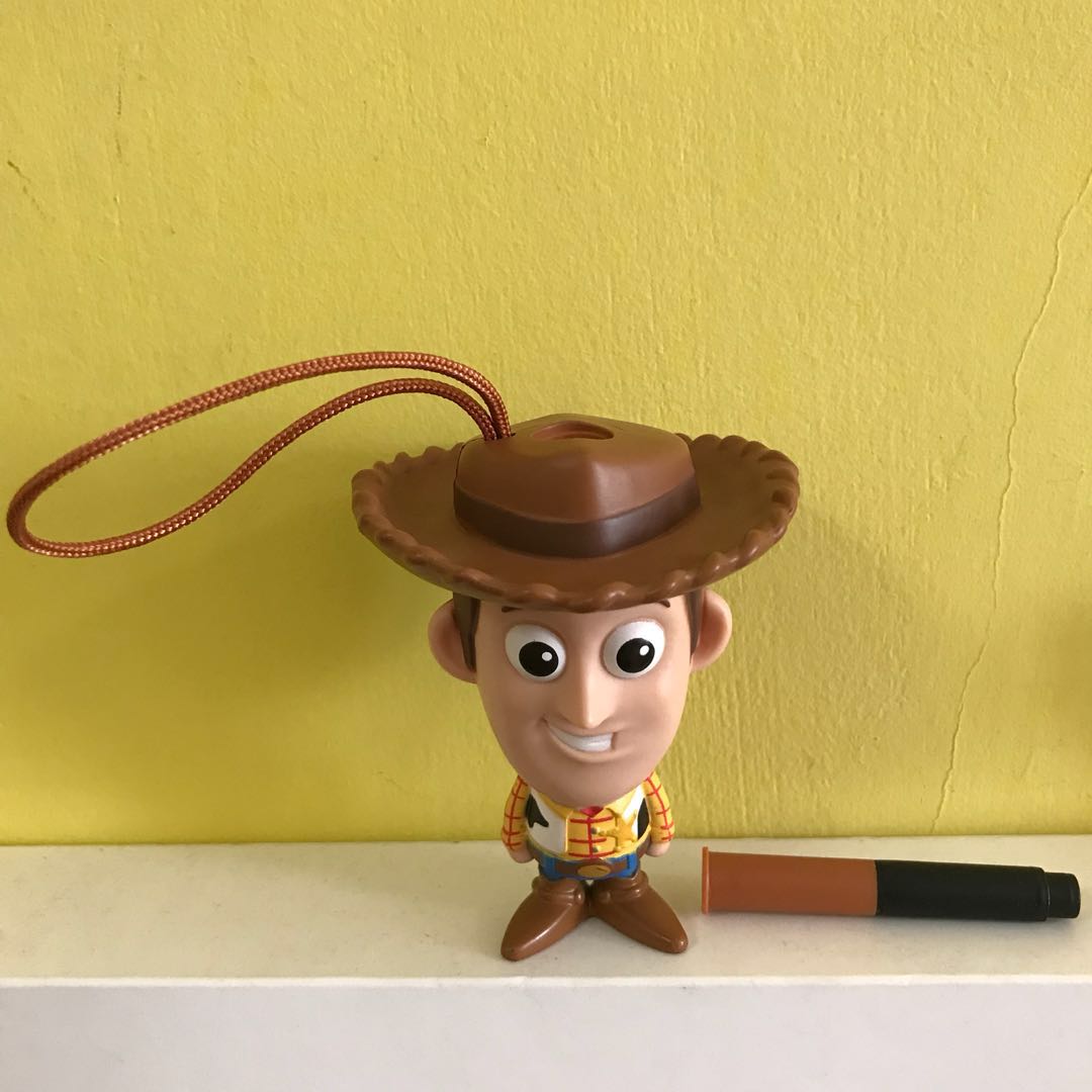 Disney Pixar Toy Story Woody Bag Hanger Black Marker from 711, Hobbies & Toys, Toys & Games on