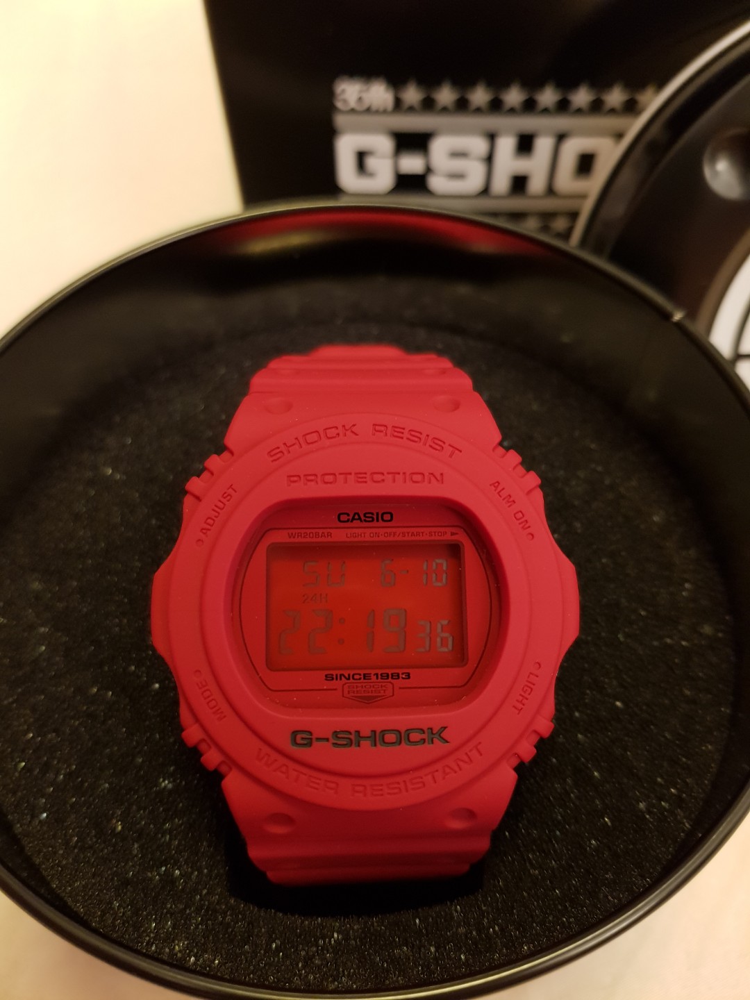 G Shock Limited Edition 35th Anniversary Red Out DW-5735C-4JR, Mobile  Phones \u0026 Gadgets, Wearables \u0026 Smart Watches on Carousell