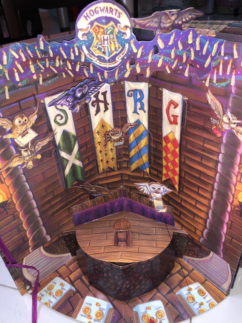 Harry Potter Hogwarts School 3d Carousel Pop Up Book Books