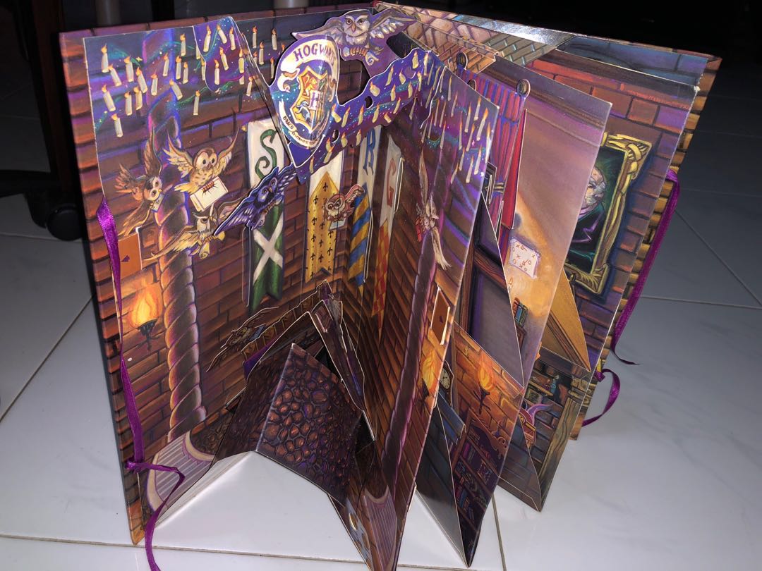 Harry Potter Hogwarts School 3d Carousel Pop Up Book Books