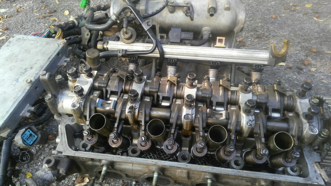 Head p2j-5 d16y8 sohc vtec complete u0026 aircond compressor is, Auto 