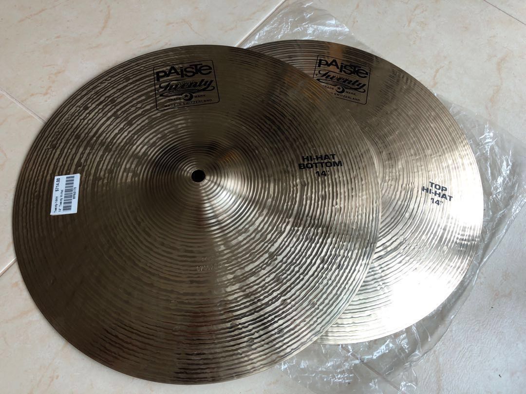 Hi Hats Paiste Twenty Series 14” hi hats, Hobbies & Toys, Music & Media, Musical Instruments