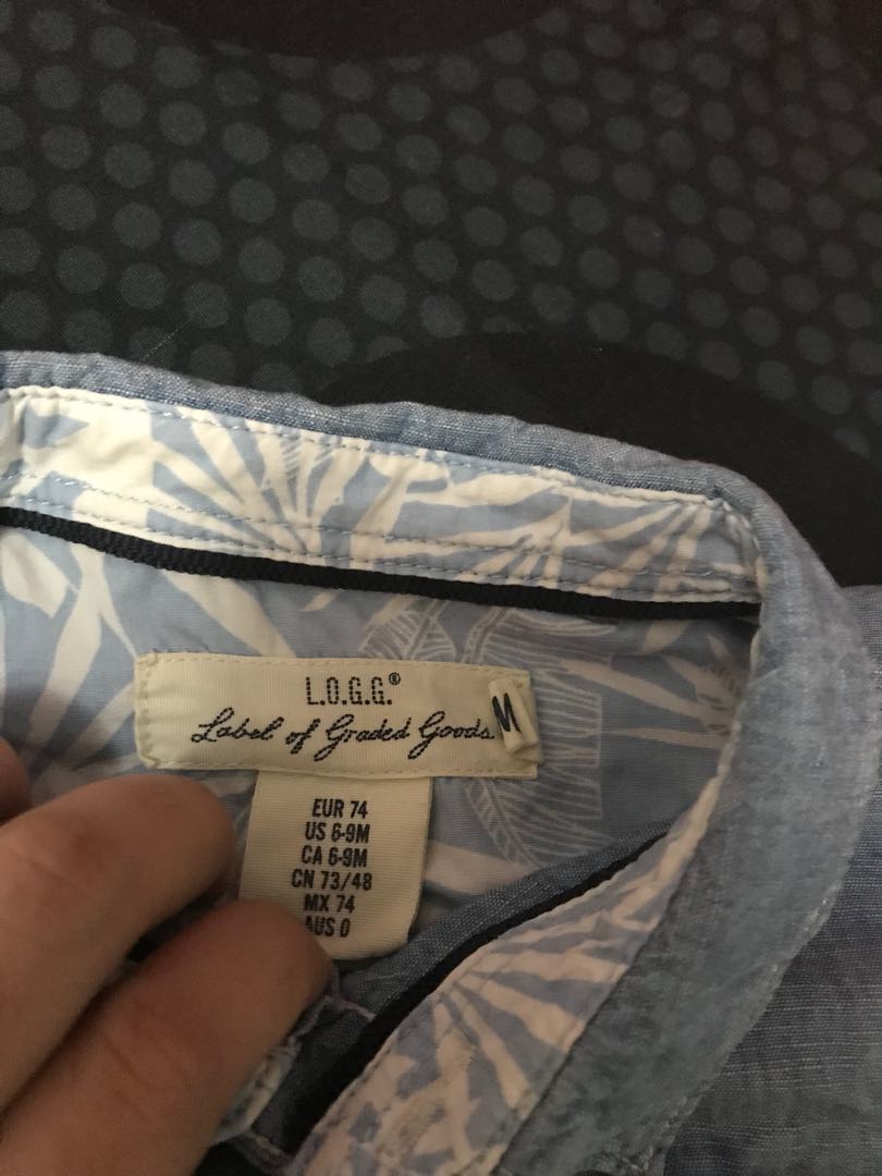 H&m denim top (Category: Babies & Kids Fashion) located in Quezon City. Submitted by closetcravingsplus (Listing ID 174170597, Image 2). Description: .