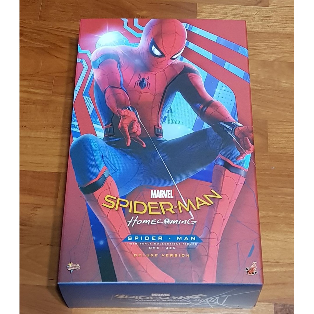 Hot Toys Spider-Man Homecoming Deluxe Version MISB Tom Holland Avengers,  Hobbies & Toys, Toys & Games on Carousell