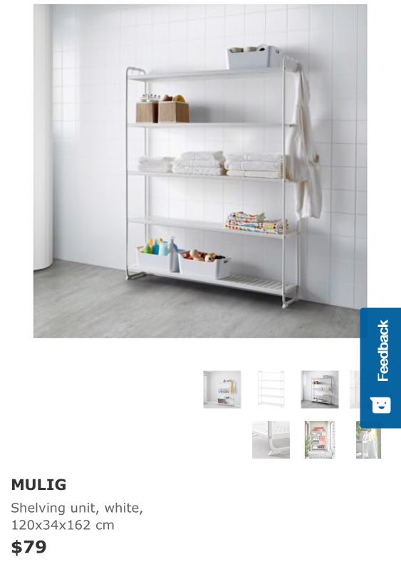 IKEA Mulig Shelf, Furniture & Home Living, Furniture, Shelves, Cabinets ...