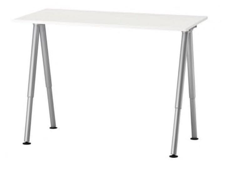 Ikea Study Table With Adjule Legs Chair Furniture Tables Photo
