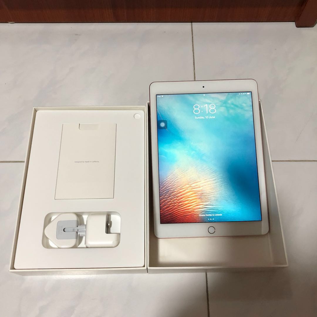 Ipad Pro 9 7 Wifi 256gb Rose Gold With Apple Pencil Mobile Phones Tablets Tablets On Carousell