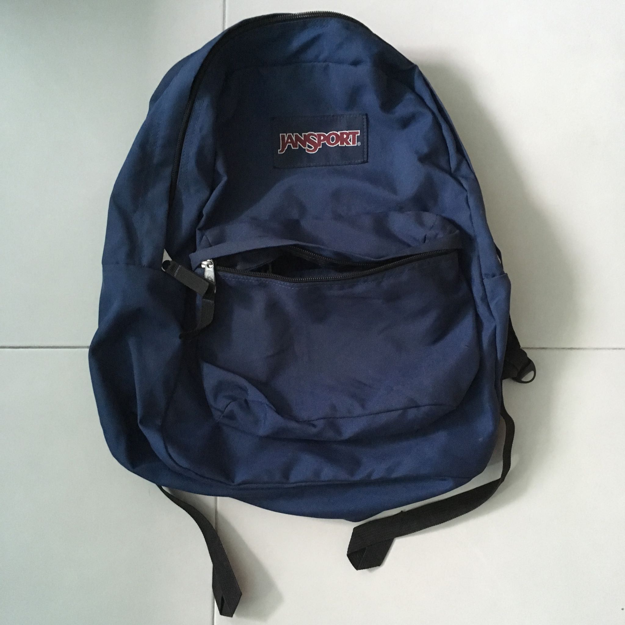 jansport superbreak navy blue