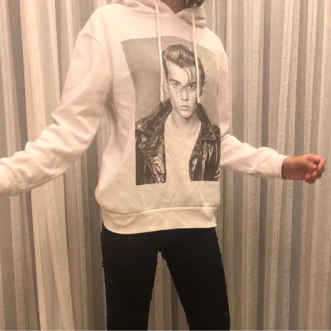 Johnny Depp graphic hoodie Babies Kids Babies Kids Fashion on Carousell