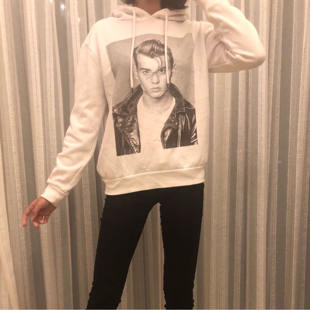 Johnny depp hoodie h&m deals