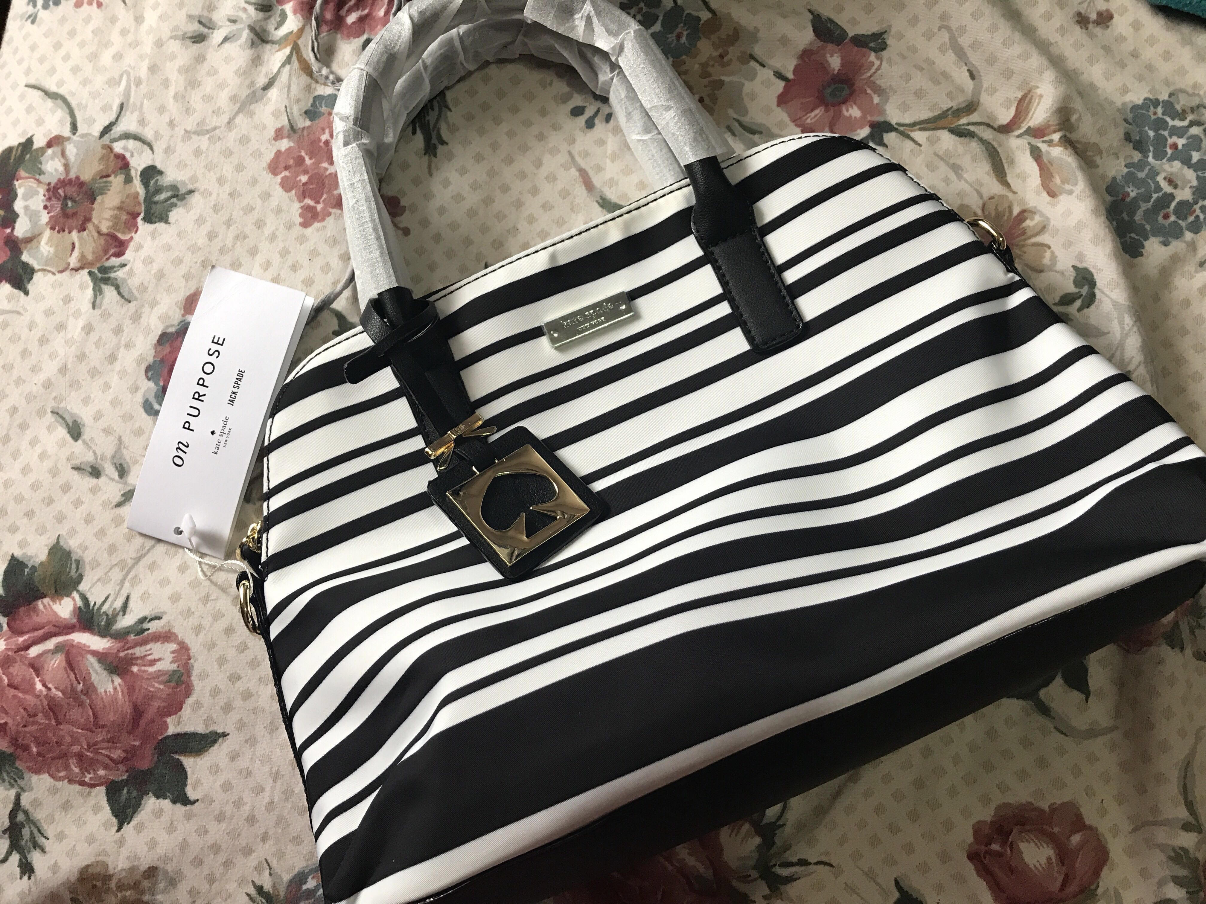 Kate spade lyla nylon tote bag top