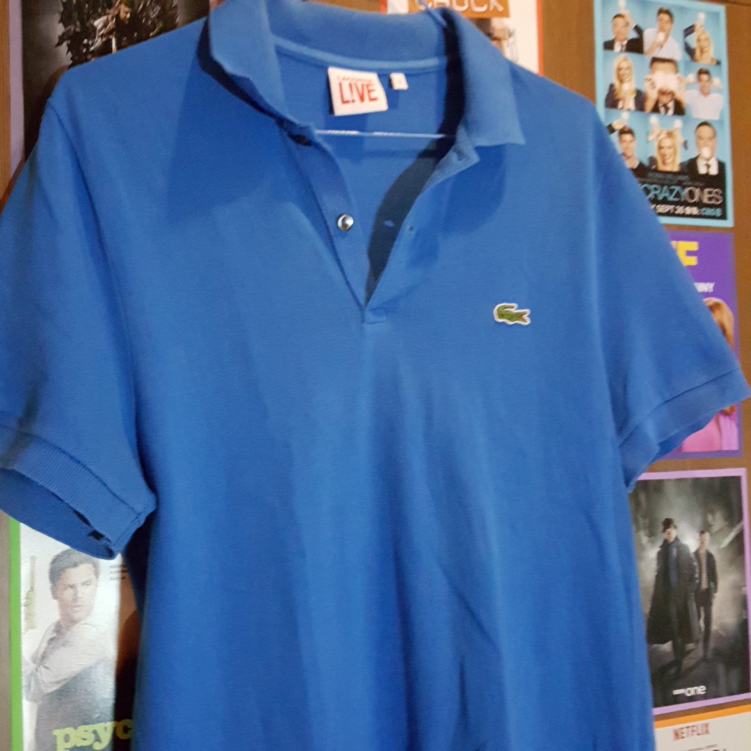 Lacoste polo royal blue Clearance