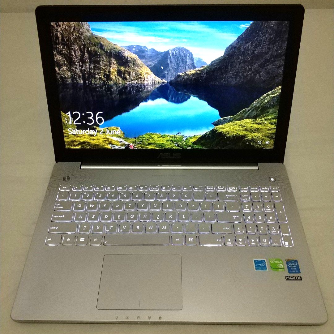 Laptop Asus N550jv Core I5 8gb Ram Geforce 750m Elektronik Komputer Desktop Di Carousell