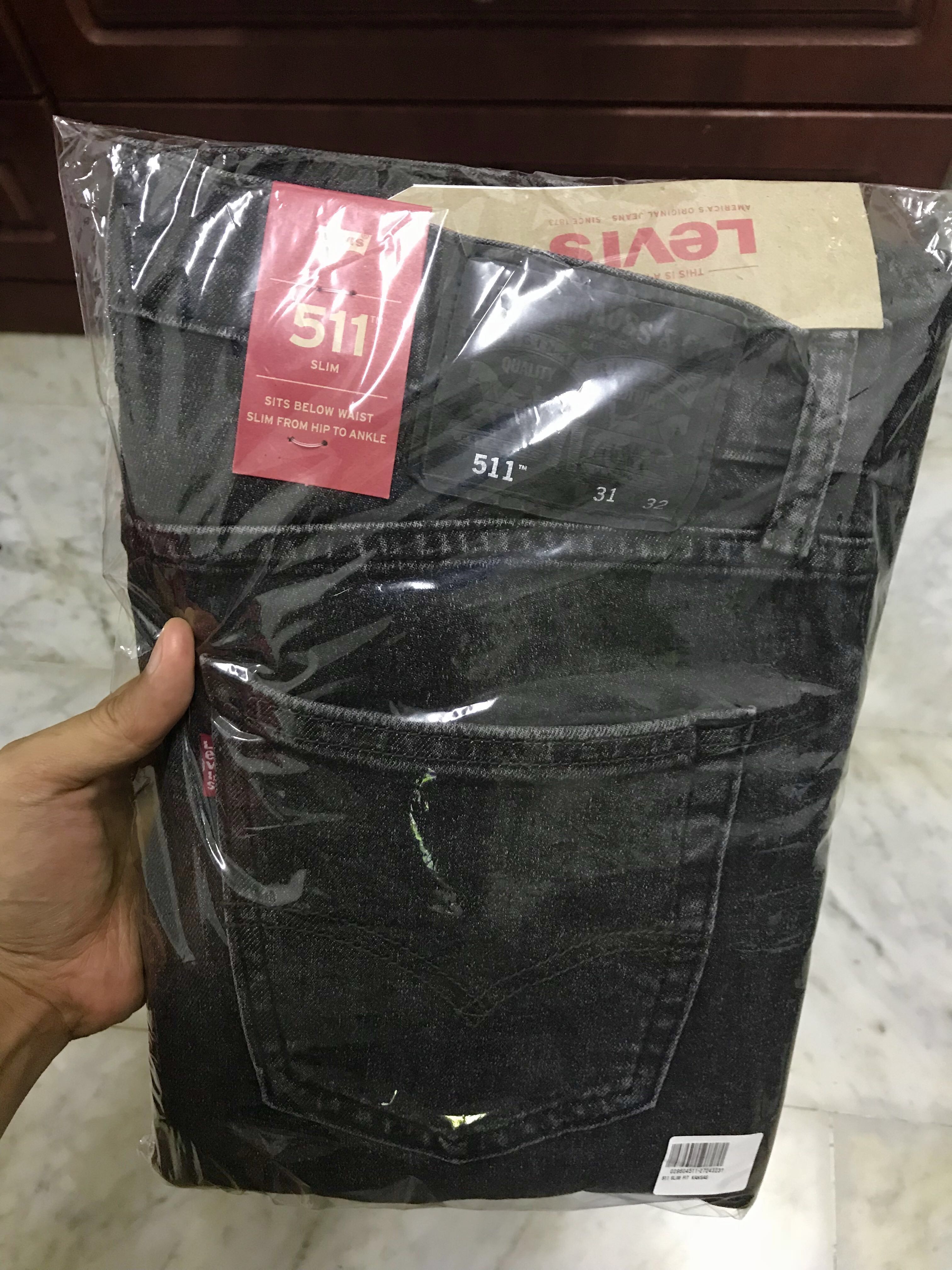 Levi S 511 Slim Fit Men Men S Fashion Clothes On Carousell