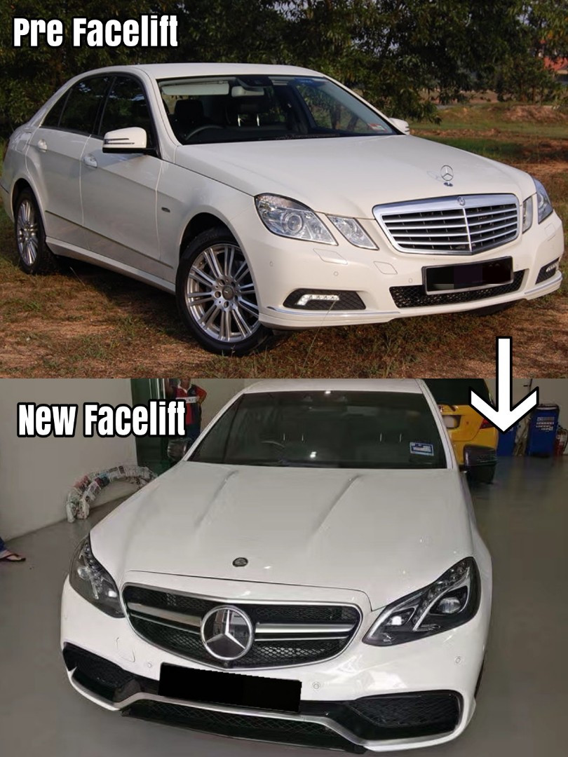 Mercedes Benz W212 E Class New Facelift Conversion Car