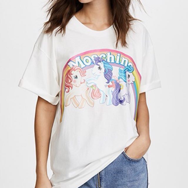 Moschino My Little Pony Rainbow Tee T 