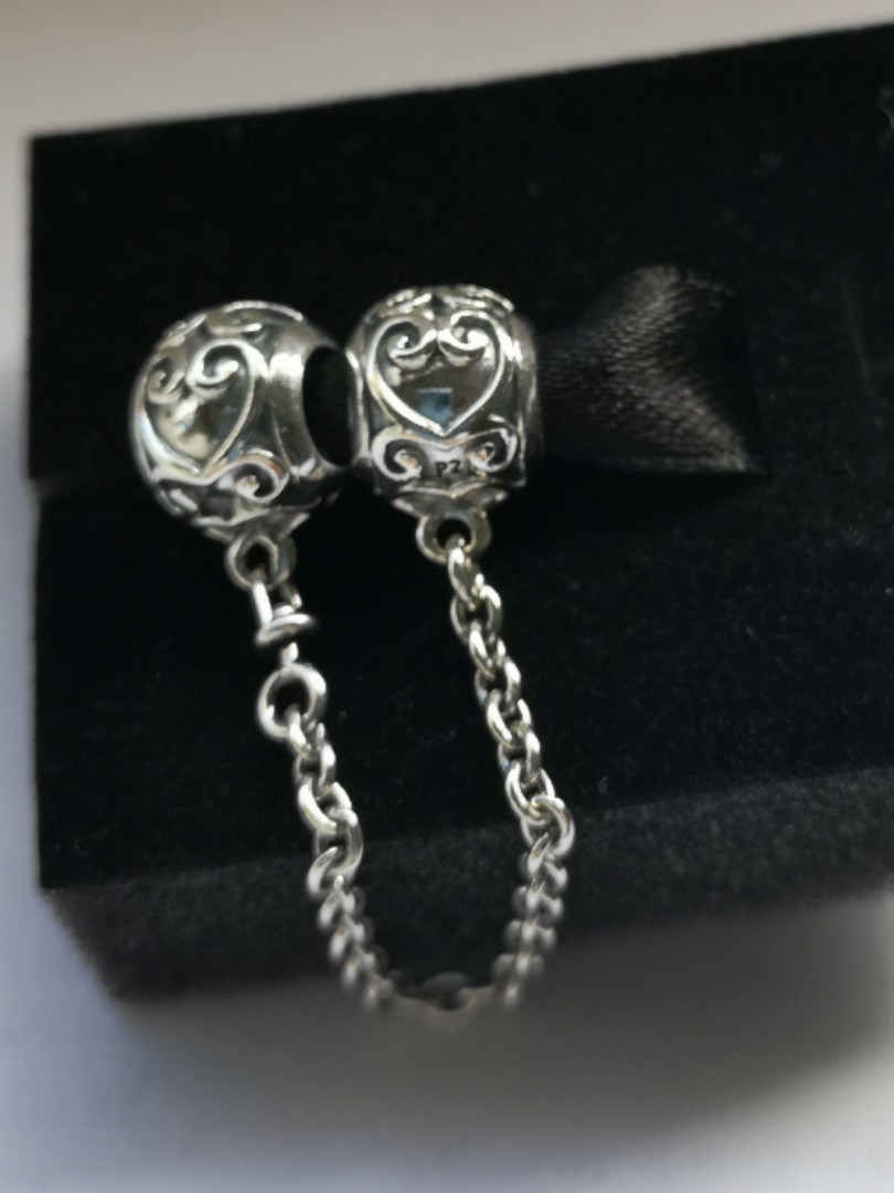 Pandora Enchanted Heart Safety Chain