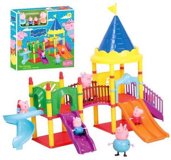 peppa pig playground toy set