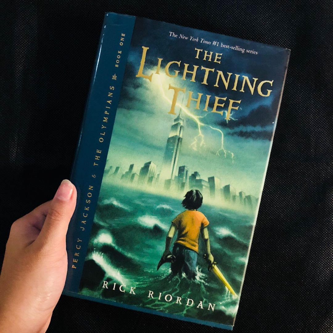 Percy Jackson - Lightning Thief (Hardcover), Hobbies & Toys, Books &  Magazines, Fiction & Non-Fiction on Carousell