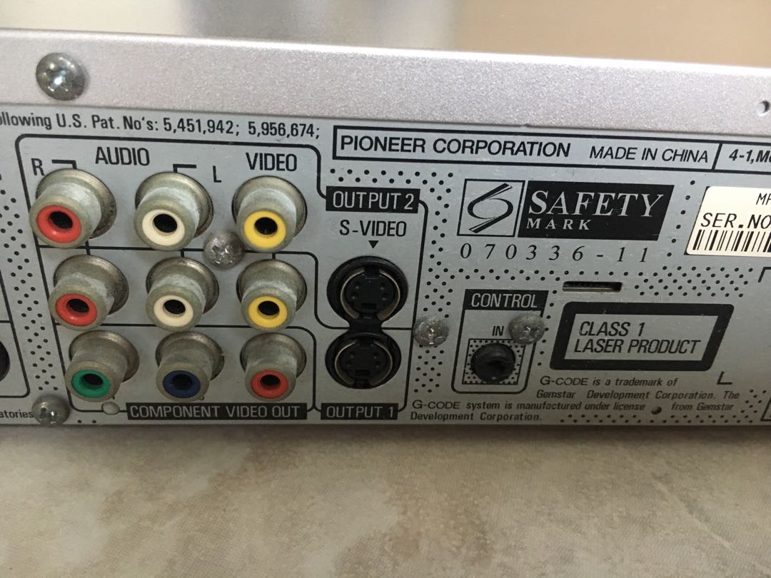 Pioneer HDD DVD recorder DVR650H, TV & Home Appliances, TV